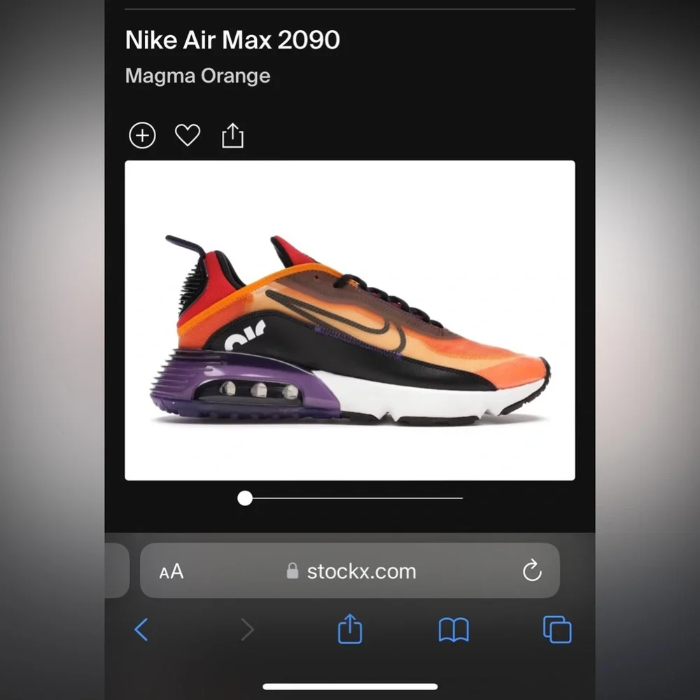 Nike Air Max 2090 Magma Orange BV9977-800 Mens Shoes Size 8 or Womens 9.5 - Picture 2 of 12